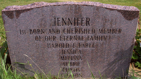 Headstone Back