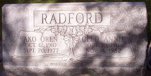 Headstone