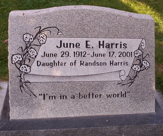 Headstone