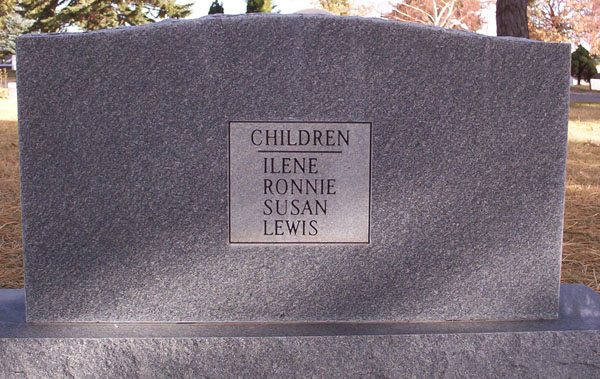 Headstone Back