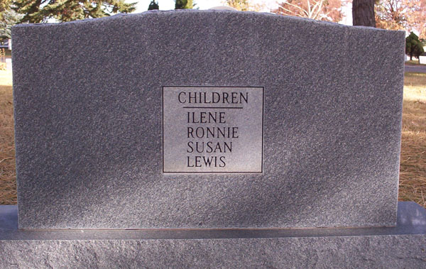 Headstone Back