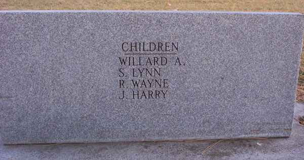 Headstone Back