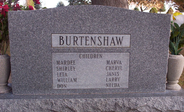 Headstone Back