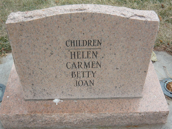 Headstone Back