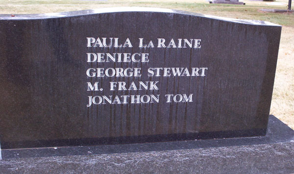 Headstone Back