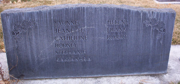 Headstone Back