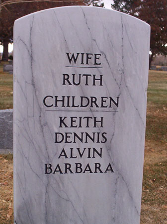 Headstone Back