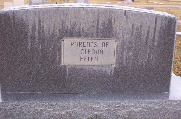 Headstone Back