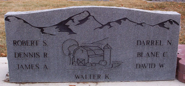 Headstone Back