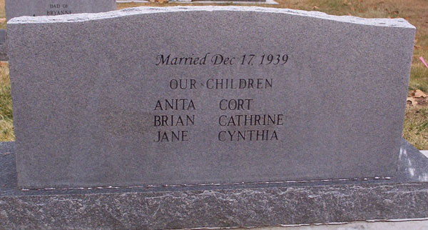 Headstone Back